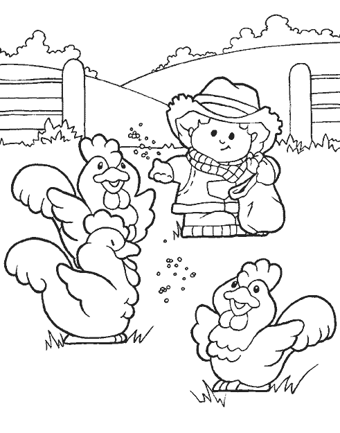 Dessin à colorier: Animaux de la ferme (Animaux) #21450 - Coloriages à Imprimer Gratuits