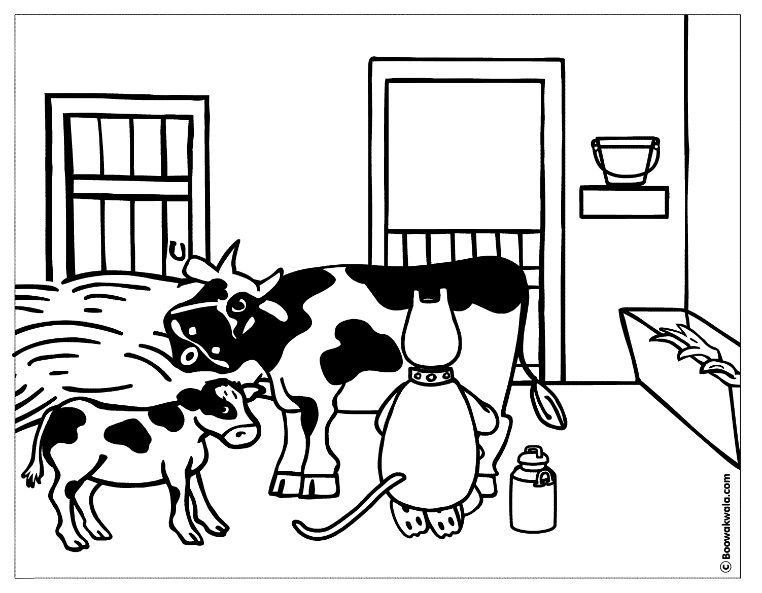 Dessin à colorier: Animaux de la ferme (Animaux) #21457 - Coloriages à Imprimer Gratuits