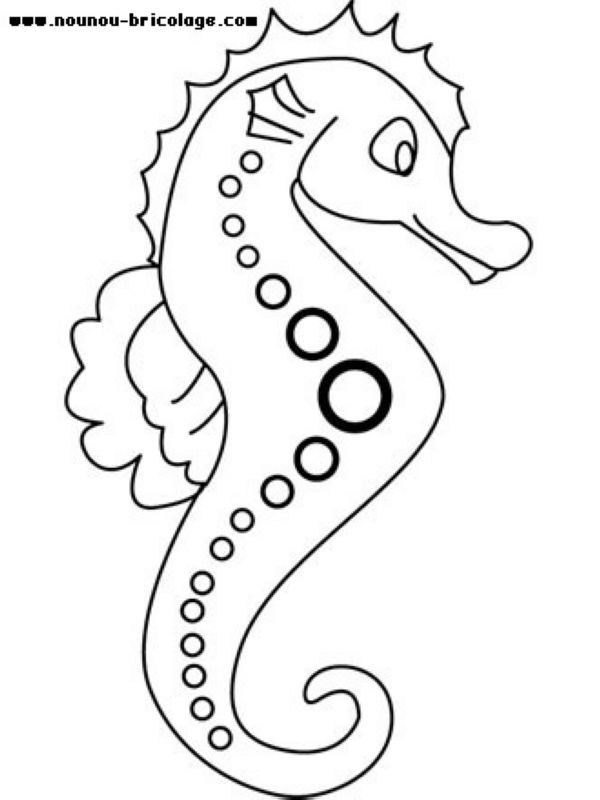 Dessin à colorier: Animaux marins (Animaux) #21995 - Coloriages à imprimer