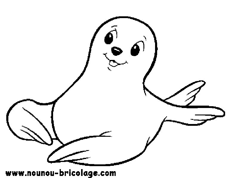 Dessin à colorier: Animaux marins (Animaux) #22005 - Coloriages à imprimer