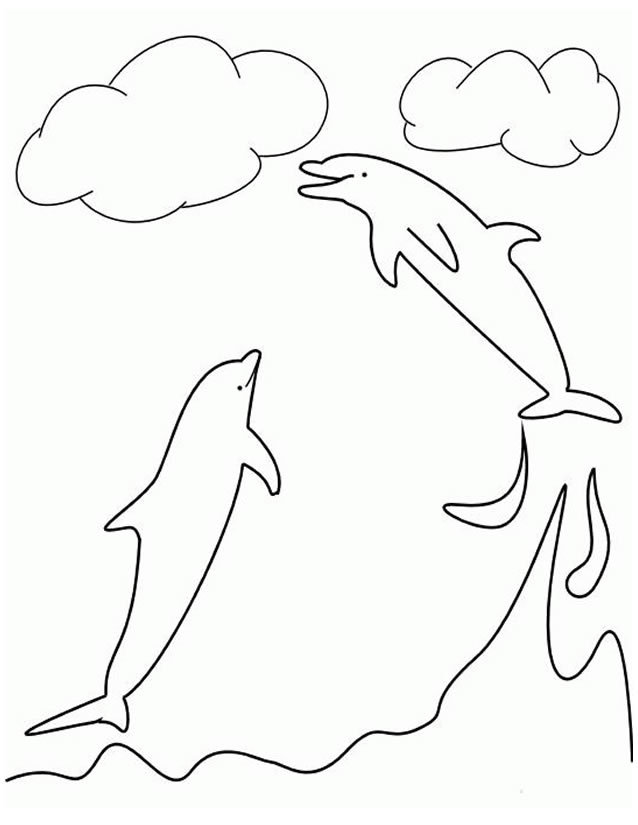 Dessin à colorier: Animaux marins (Animaux) #22028 - Coloriages à imprimer