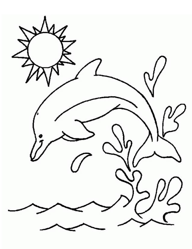 Dessin à colorier: Animaux marins (Animaux) #22048 - Coloriages à imprimer