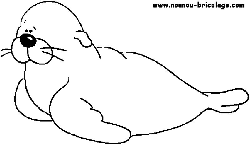 Dessin à colorier: Animaux marins (Animaux) #22061 - Coloriages à imprimer