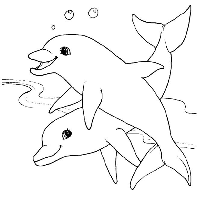 Dessin à colorier: Animaux marins (Animaux) #22136 - Coloriages à imprimer