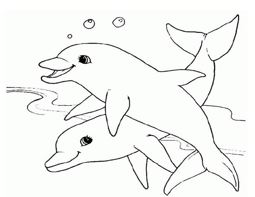 Dessin à colorier: Animaux marins (Animaux) #22185 - Coloriages à Imprimer Gratuits