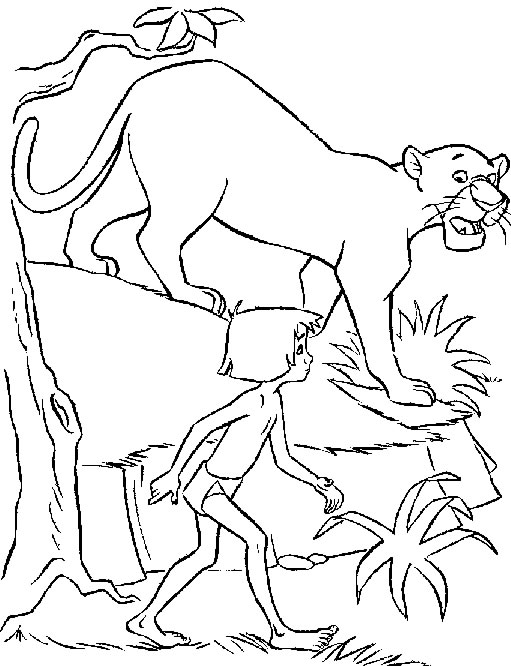 Dessin à colorier: Animaux sauvages / de la jungle (Animaux) #21116 - Coloriages à imprimer