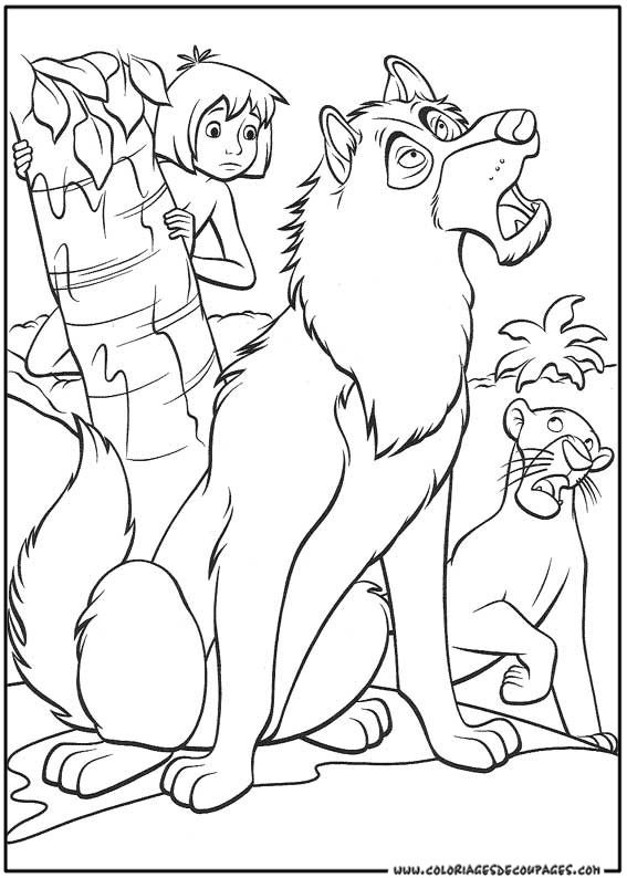 Dessin à colorier: Animaux sauvages / de la jungle (Animaux) #21265 - Coloriages à Imprimer Gratuits