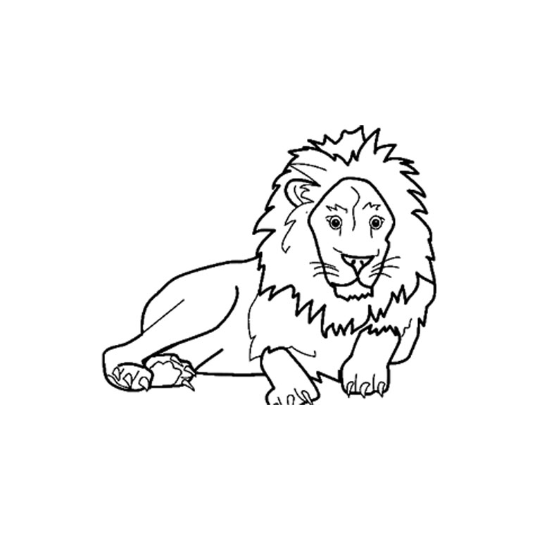 Dessin à colorier: Animaux sauvages / de la jungle (Animaux) #21352 - Coloriages à imprimer