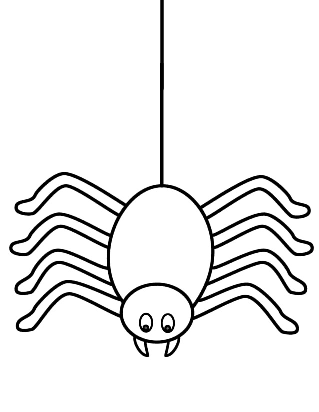 Dessin à colorier: Araignée (Animaux) #593 - Coloriages à imprimer