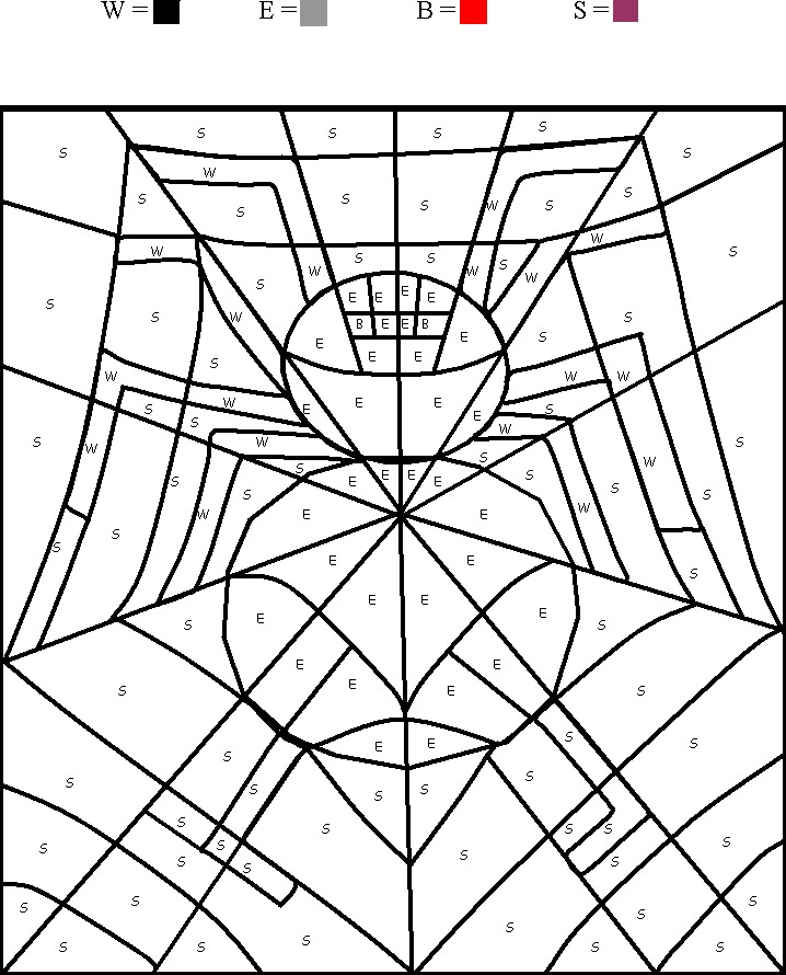Dessin à colorier: Araignée (Animaux) #658 - Coloriages à imprimer
