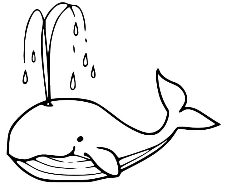 Dessin à colorier: Baleine (Animaux) #184687 - Coloriages à Imprimer Gratuits