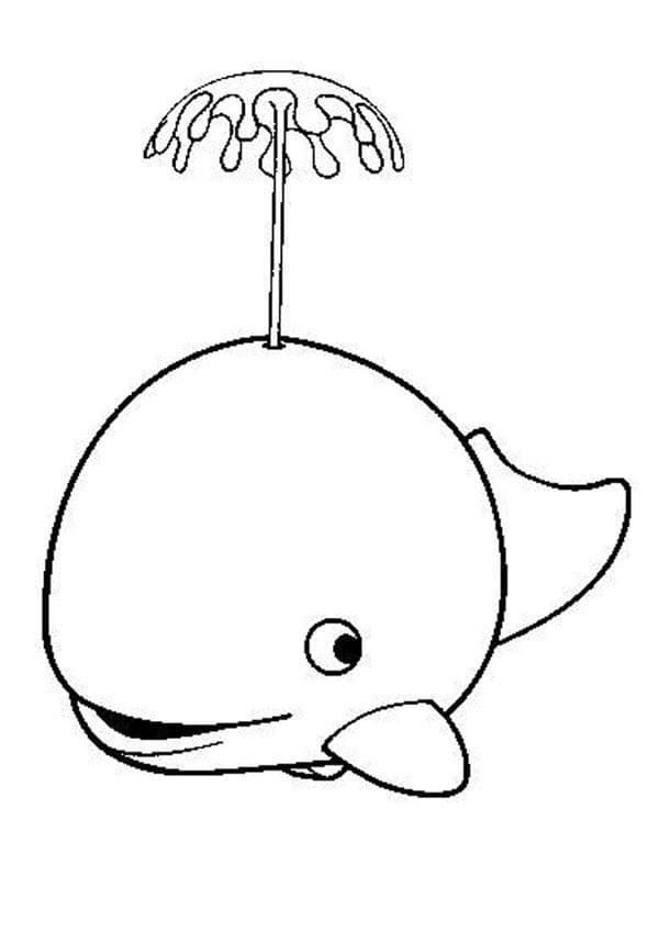 Coloriage Baleine #184704 à imprimer gratuitement, extrait de la collection Animaux