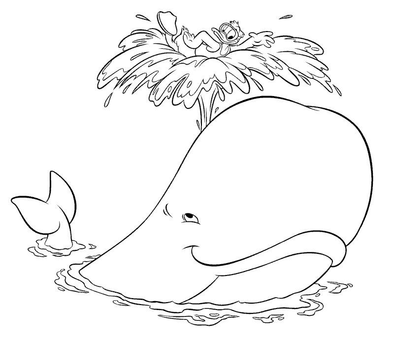 Dessin à colorier: Baleine (Animaux) #878 - Coloriages à Imprimer Gratuits