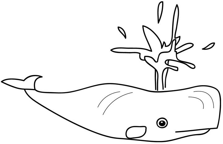 Dessin à colorier: Baleine (Animaux) #908 - Coloriages à Imprimer Gratuits