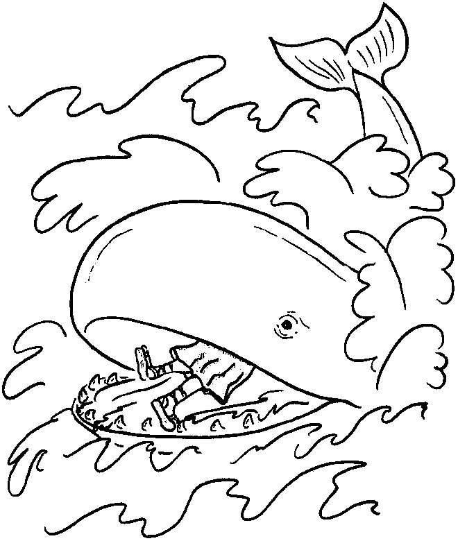 Dessin à colorier: Baleine (Animaux) #916 - Coloriages à imprimer