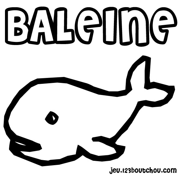 Dessin à colorier: Baleine (Animaux) #917 - Coloriages à Imprimer Gratuits