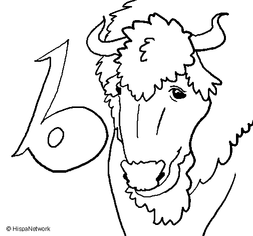Dessin à colorier: Bison (Animaux) #1223 - Coloriages à Imprimer Gratuits
