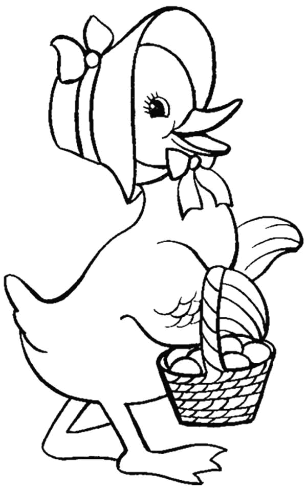 Dessin à colorier: Canard (Animaux) #1519 - Coloriages à Imprimer Gratuits