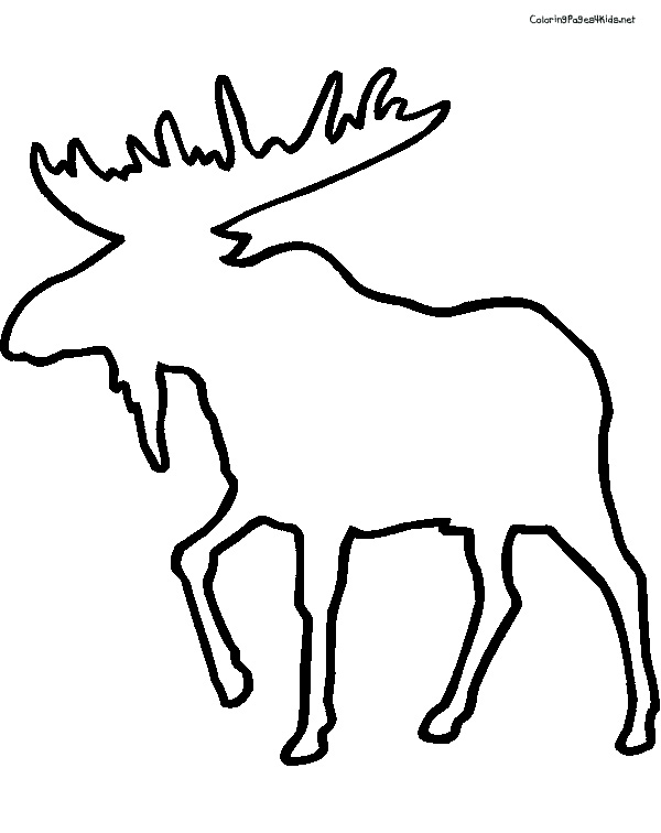 Dessin à colorier: Caribou (Animaux) #1556 - Coloriages à Imprimer Gratuits