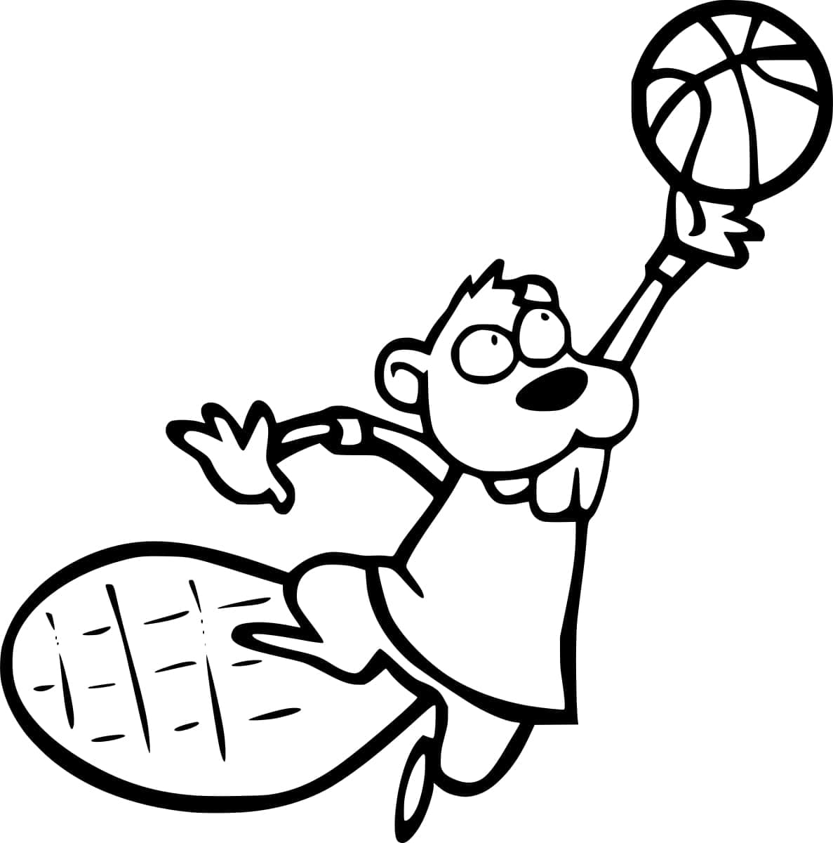 Coloriage gratuit Castor #207206 de la collection Animaux à imprimer Coloriage gratuit Castor #207206 de la collection Animaux à imprimer