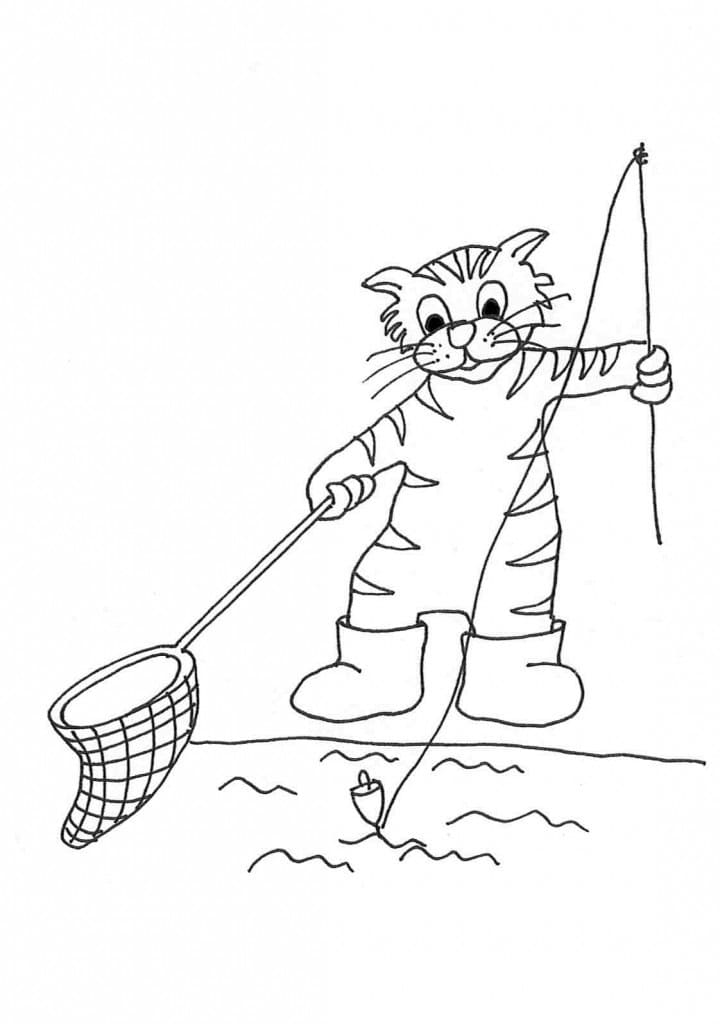 Coloriage gratuit pour enfants et adultes Chat #174967, collection Animaux
