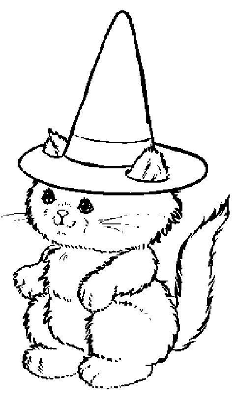 Dessin à colorier: Chaton (Animaux) #18058 - Coloriages à Imprimer Gratuits