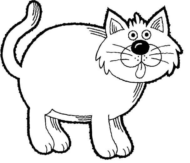 Dessin à colorier: Chaton (Animaux) #18192 - Coloriages à Imprimer Gratuits