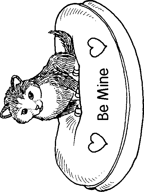 Dessin à colorier: Chaton (Animaux) #18203 - Coloriages à Imprimer Gratuits