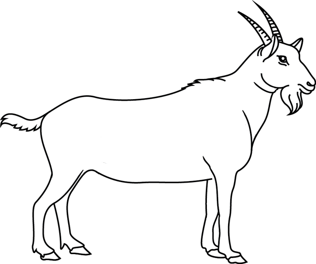 Dessin à colorier: Chèvre (Animaux) #2365 - Coloriages à Imprimer Gratuits
