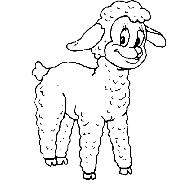 Dessin à colorier: Chèvre (Animaux) #2415 - Coloriages à Imprimer Gratuits