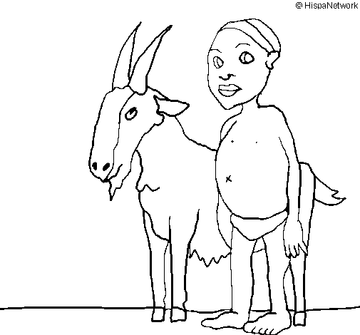 Dessin à colorier: Chèvre (Animaux) #2428 - Coloriages à Imprimer Gratuits
