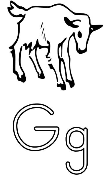 Dessin à colorier: Chèvre (Animaux) #2451 - Coloriages à Imprimer Gratuits