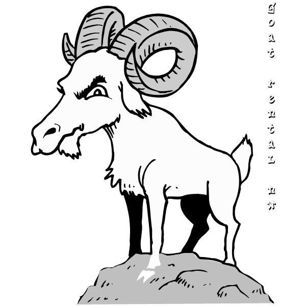 Dessin à colorier: Chèvre (Animaux) #2480 - Coloriages à Imprimer Gratuits