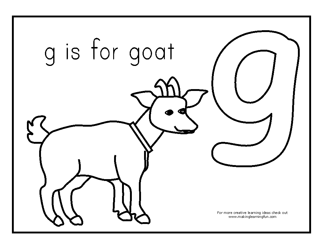 Dessin à colorier: Chèvre (Animaux) #2496 - Coloriages à Imprimer Gratuits