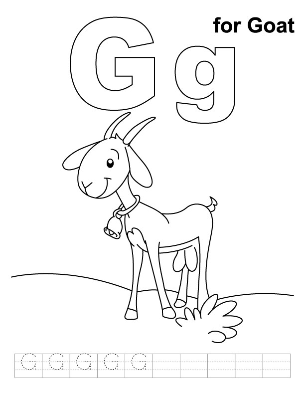 Dessin à colorier: Chèvre (Animaux) #2537 - Coloriages à Imprimer Gratuits