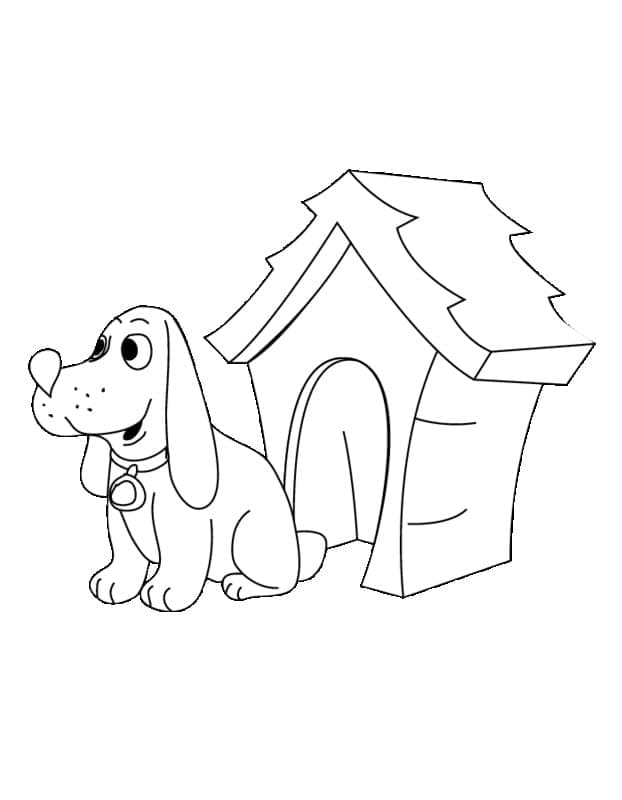Coloriage gratuit Chien #182761 de la collection Animaux à imprimer
