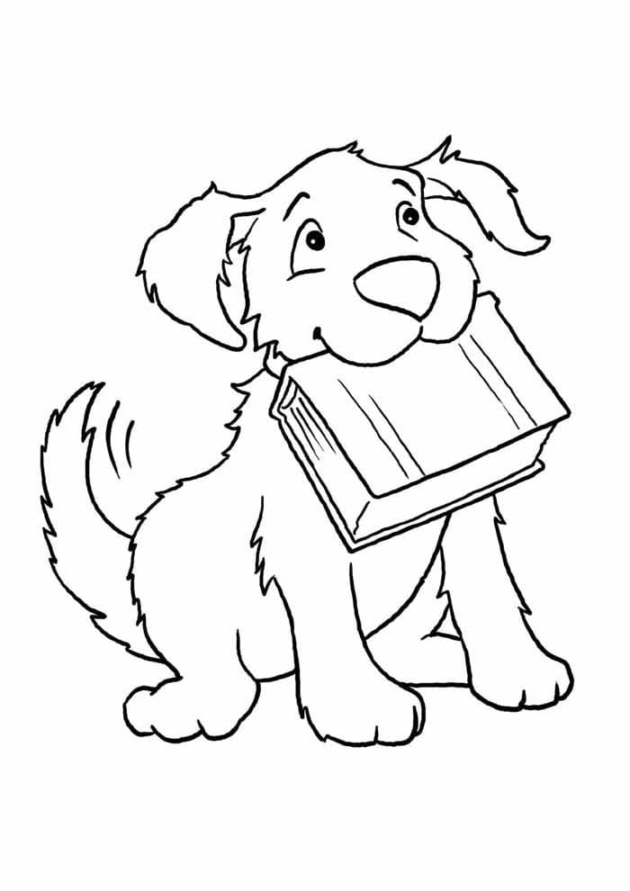 Page de coloriage Chien #182781, collection Animaux, à imprimer et colorier