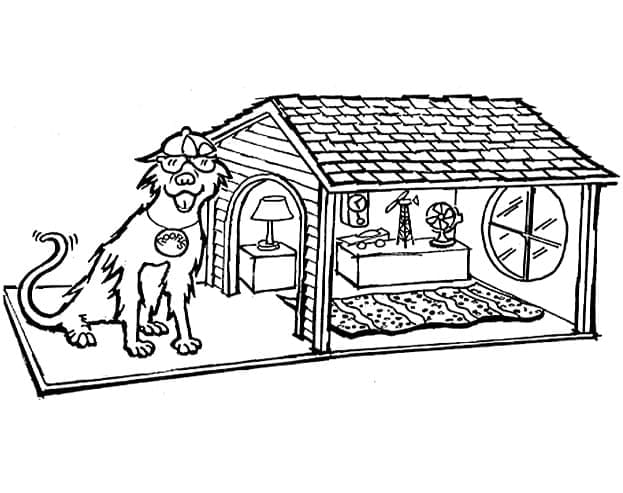 Joli coloriage Chien #182783 de la collection Animaux, prêt à imprimer pour petits et grands