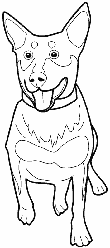 Dessin à colorier: Chien (Animaux) #3113 - Coloriages à Imprimer Gratuits