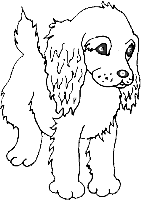 Dessin à colorier: Chien (Animaux) #3141 - Coloriages à Imprimer Gratuits