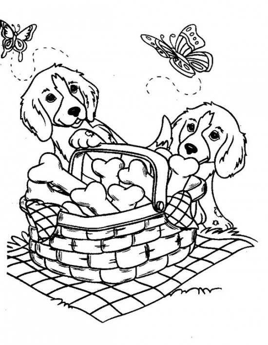 Dessin à colorier: Chien (Animaux) #3144 - Coloriages à Imprimer Gratuits