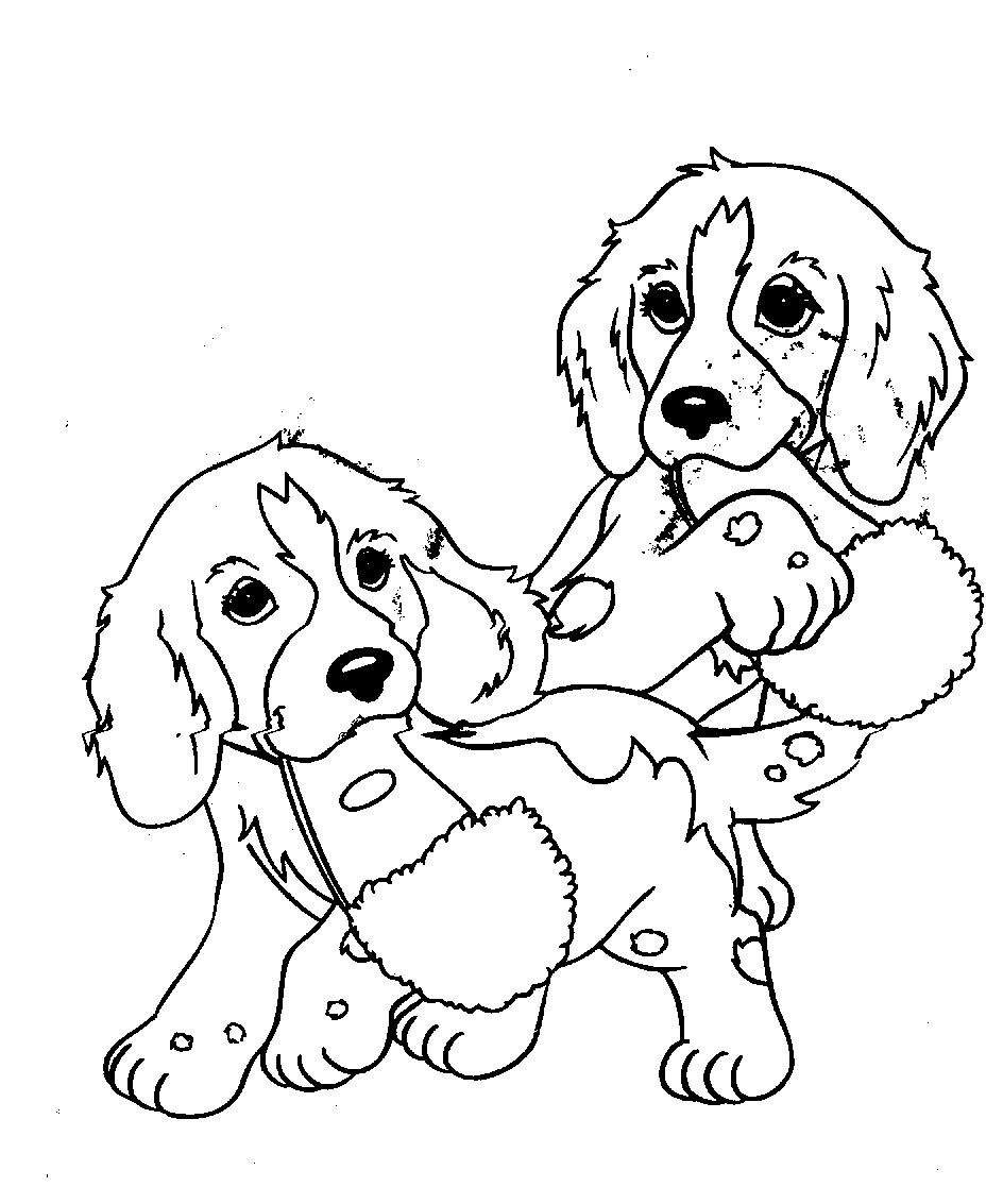 Dessin à colorier: Chien (Animaux) #3177 - Coloriages à Imprimer Gratuits