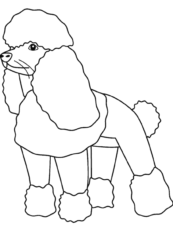 Dessin à colorier: Chien (Animaux) #3183 - Coloriages à Imprimer Gratuits