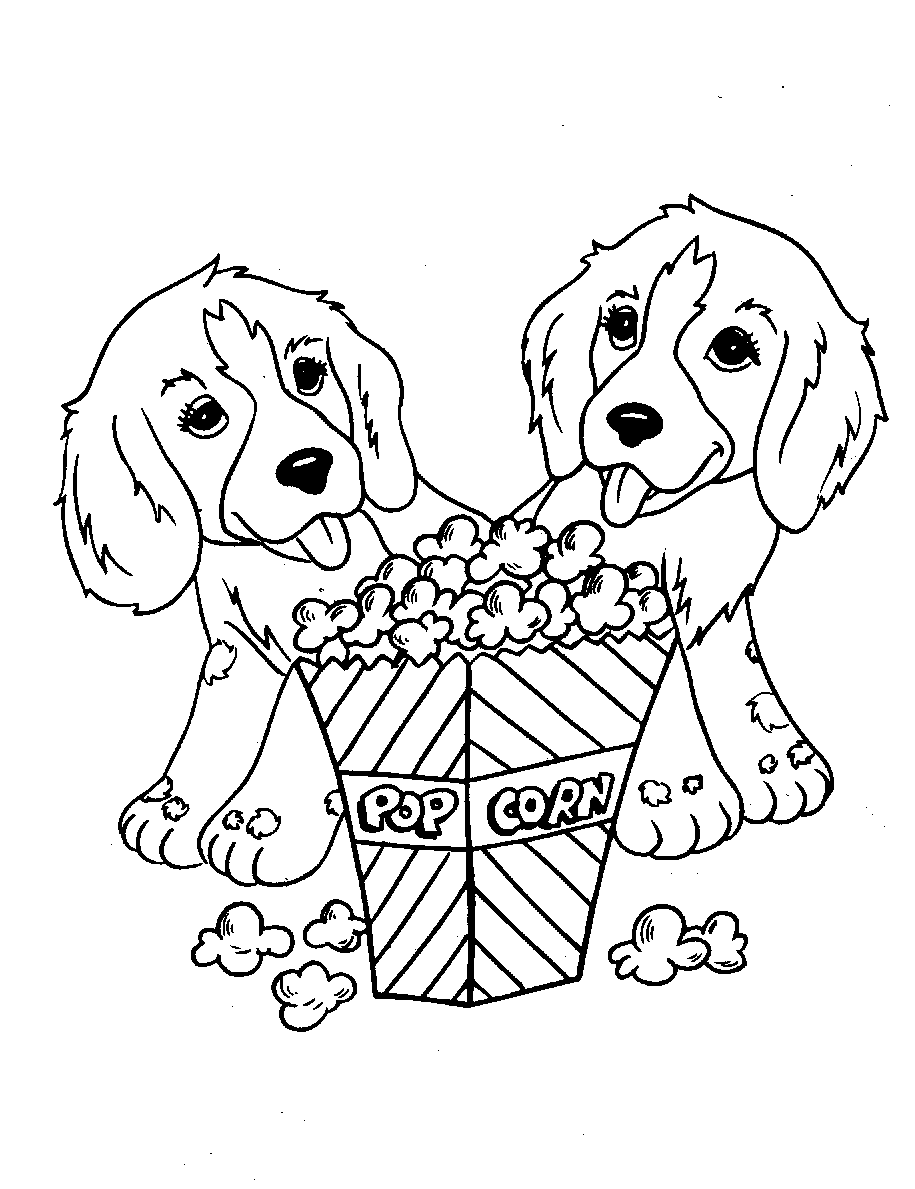 Dessin à colorier: Chien (Animaux) #3207 - Coloriages à Imprimer Gratuits