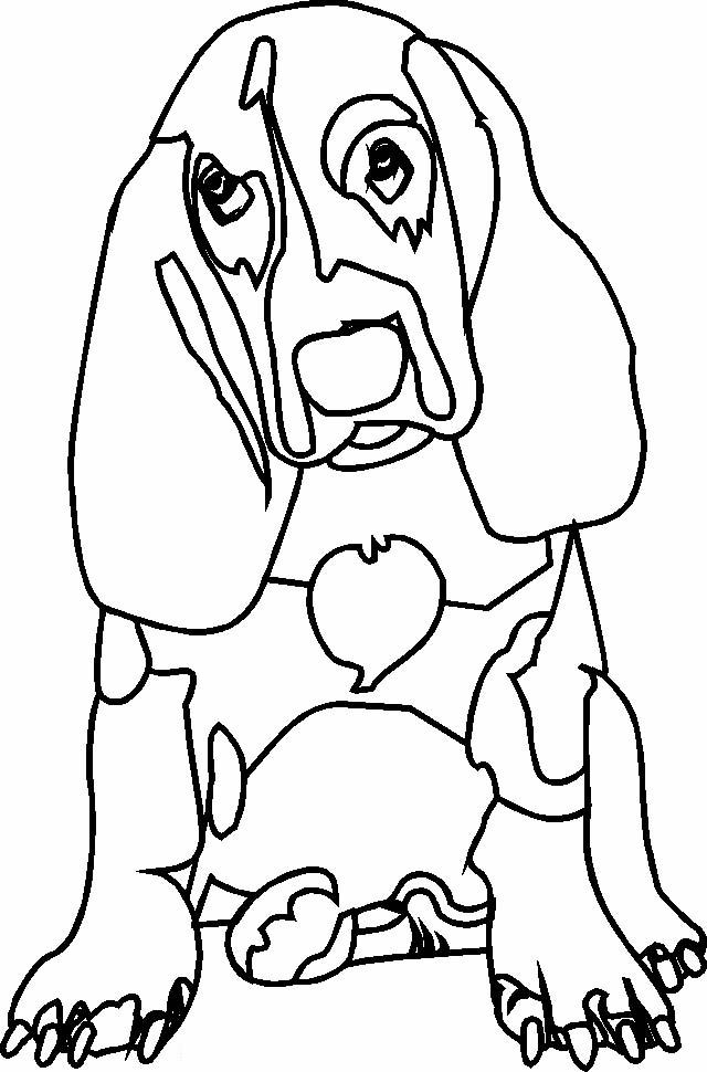 Dessin à colorier: Chien (Animaux) #3208 - Coloriages à Imprimer Gratuits