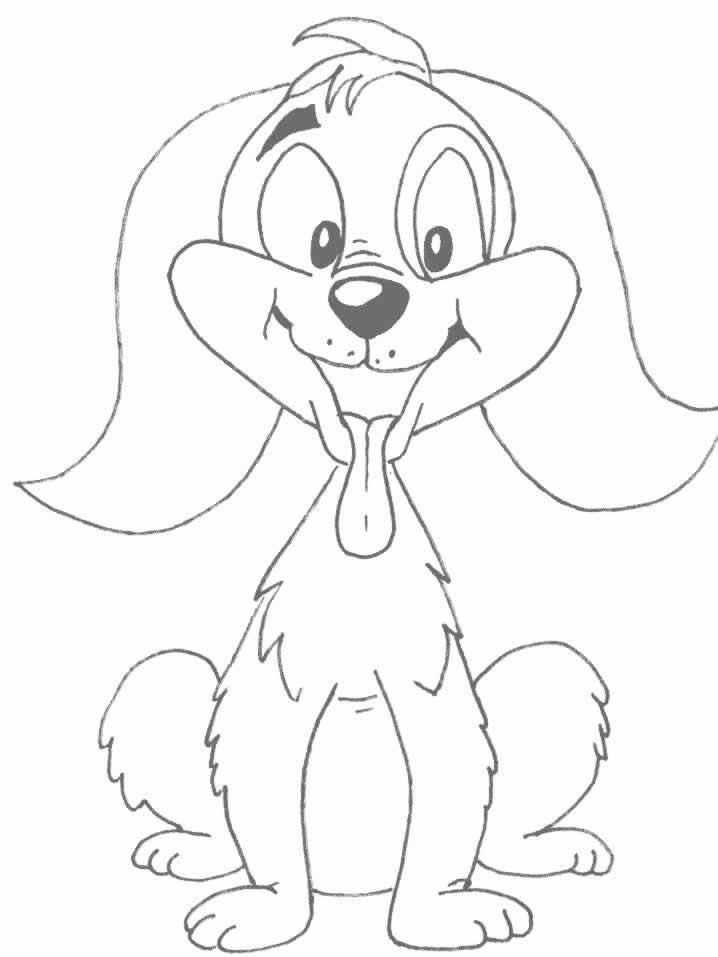 Dessin à colorier: Chien (Animaux) #3210 - Coloriages à Imprimer Gratuits