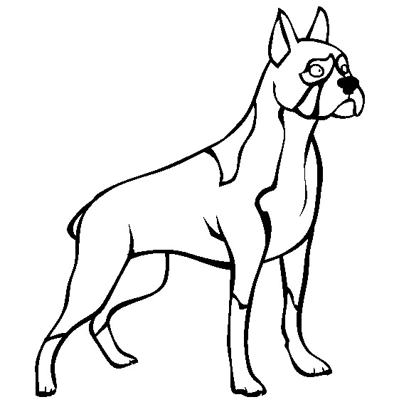 Dessin à colorier: Chiot (Animaux) #2996 - Coloriages à Imprimer Gratuits