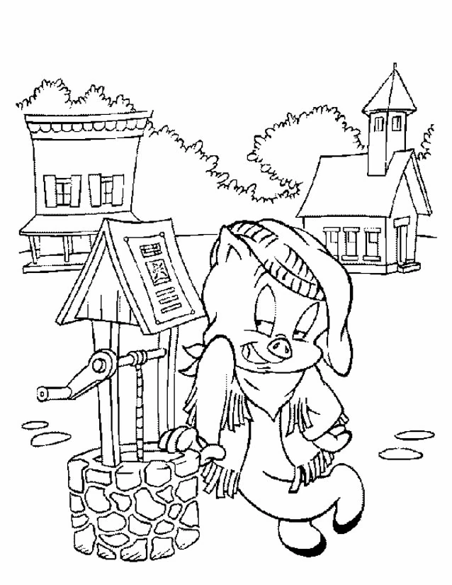 Coloriage à imprimer Cochon #17635 de la série Animaux, gratuit pour enfants et adultes