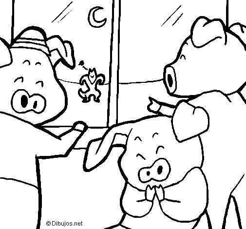 Dessin à colorier: Cochon (Animaux) #3743 - Coloriages à Imprimer Gratuits