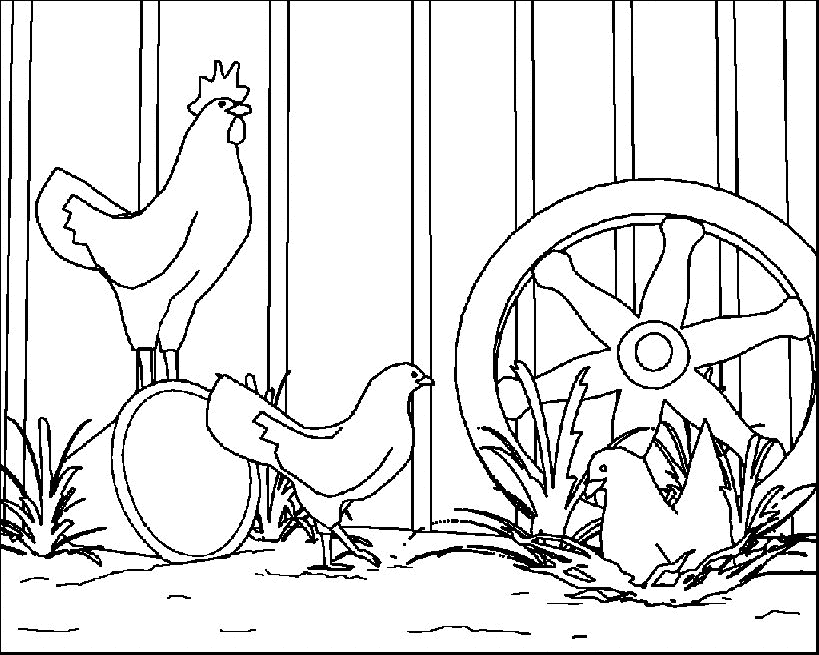 Dessin à colorier: Coq (Animaux) #4192 - Coloriages à Imprimer Gratuits